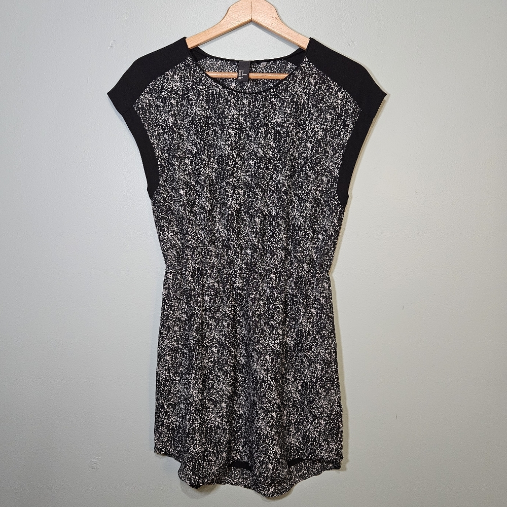 H&M Black and white dress